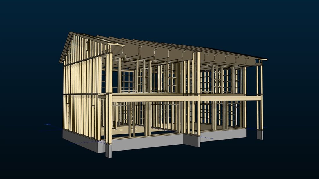 Puurakenteinen tietomalli — Studio Aittakummun BIM-pohjainen rakennesuunnittelu