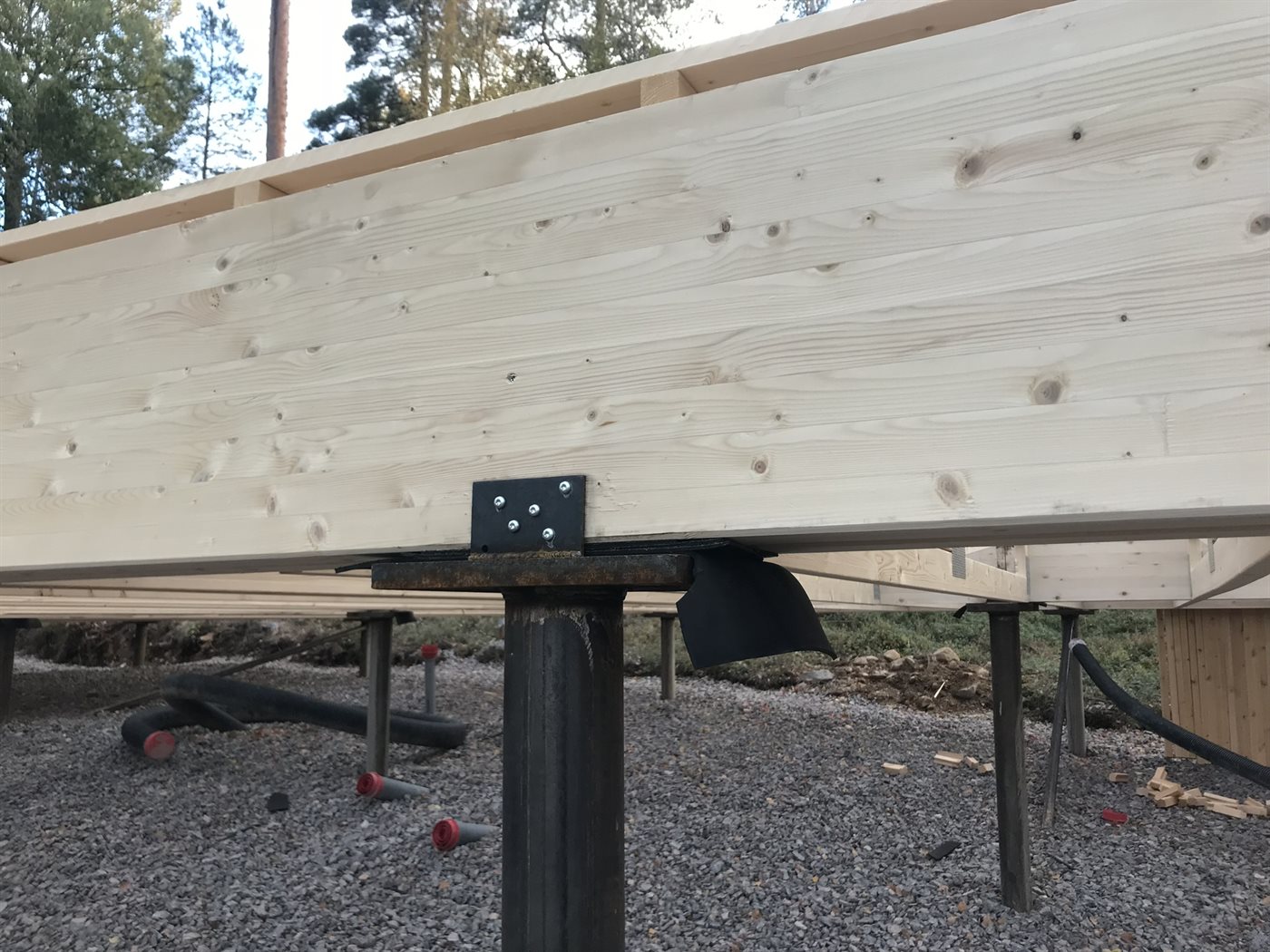 Työmaa Kuusamon alueella — rakentamisvaiheen palvelut
